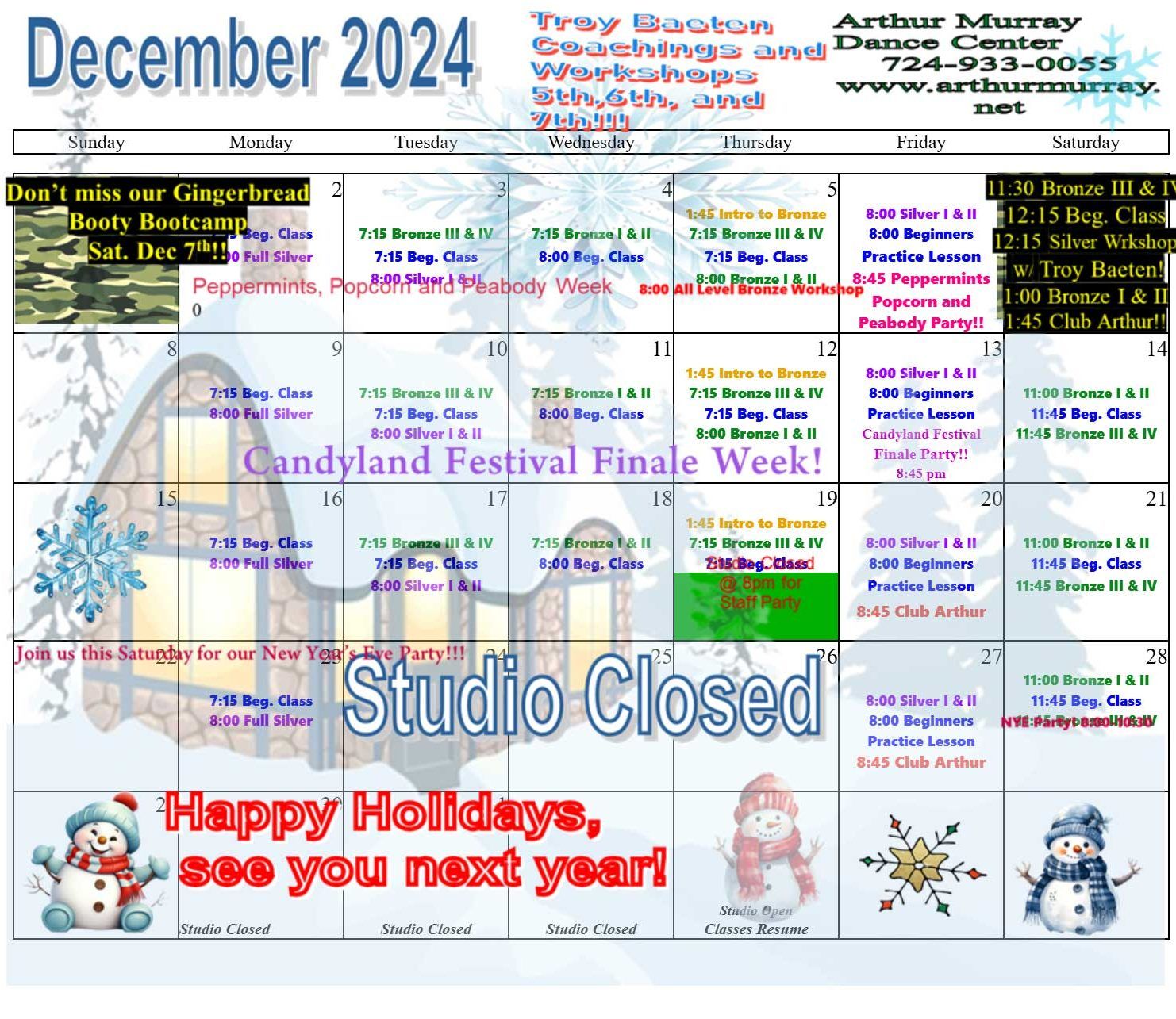 December 2024 Calendar