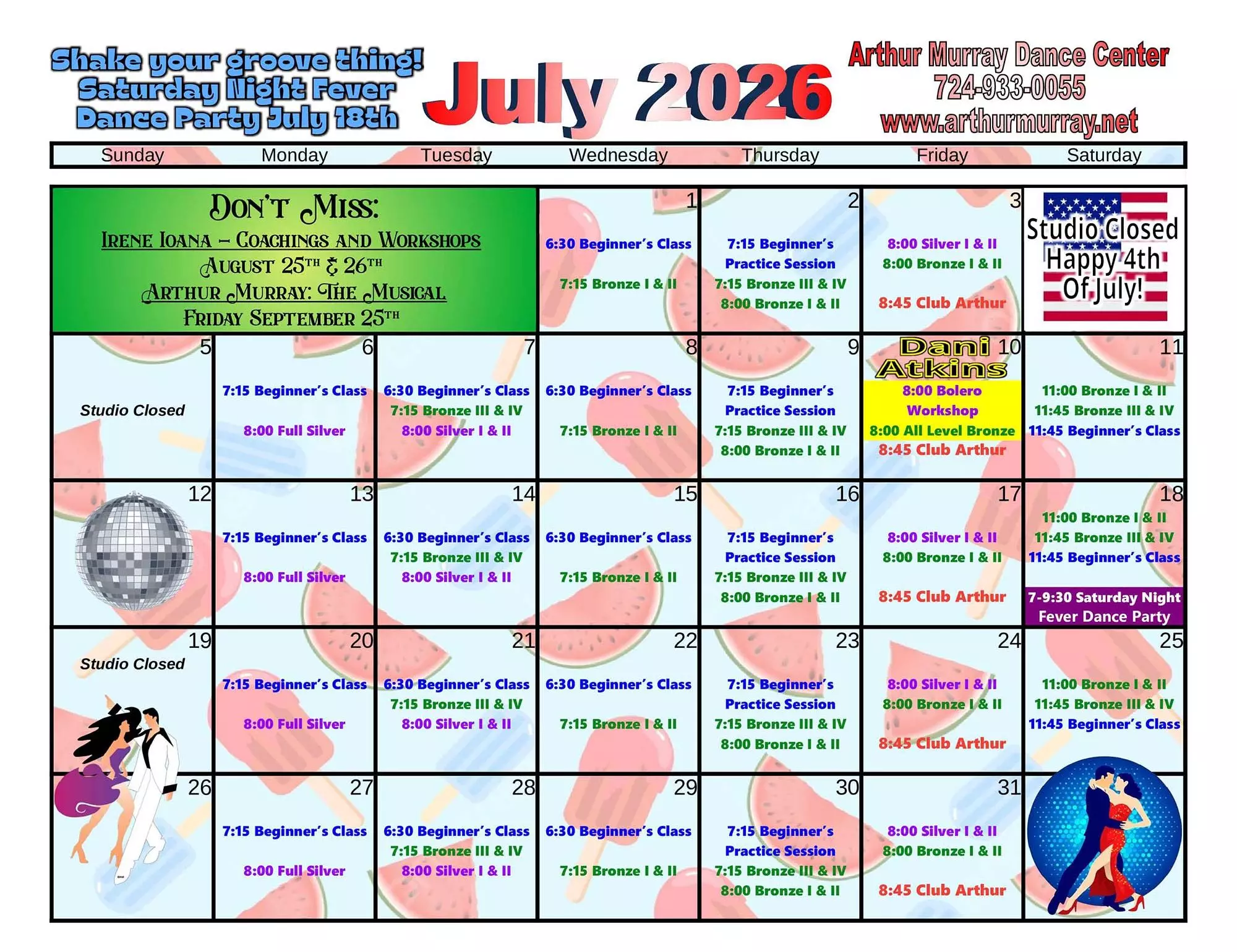 July 2026 Calendar